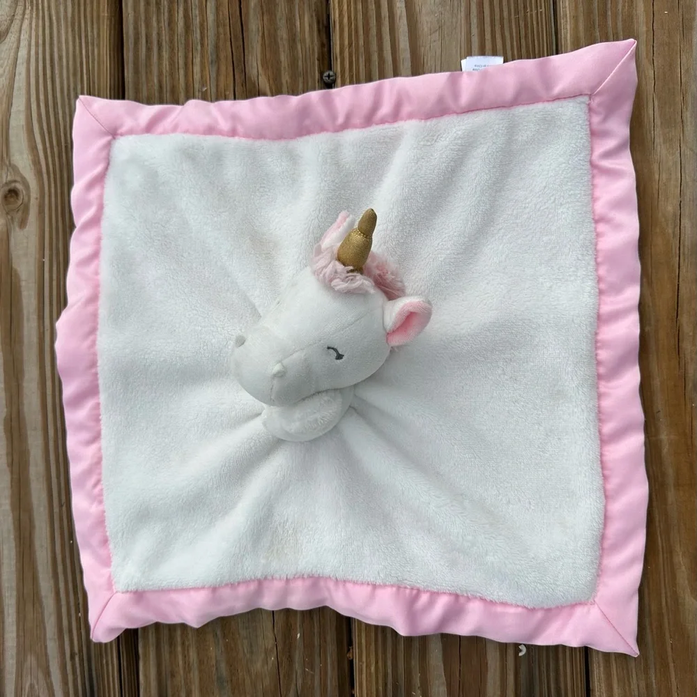 Carter's‎ UNICORN Plush LOVEY Baby Security Blanket 14